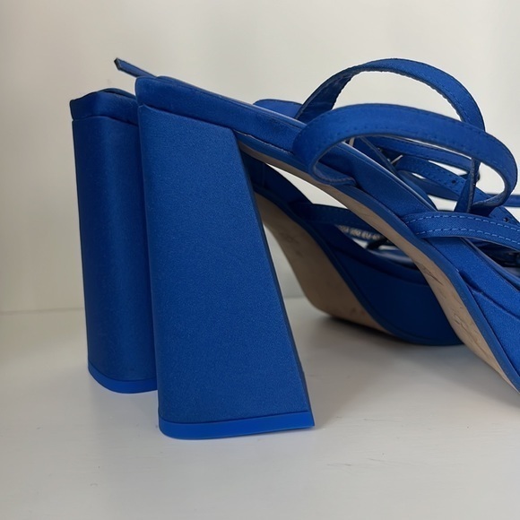 ZARA STRAPPY PLATFORM HEEL SANDALS‎ - Picture 7 of 10